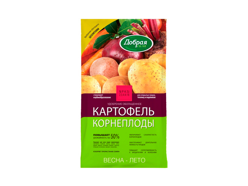 картинка Удобрение Добрая сила Картофель-Корнеплоды 0.9 кг от магазина АСЯ
