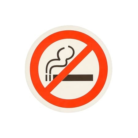 картинка Наклейка знак "Курить запрещено", 100*100 мм, 4299861 от магазина АСЯ