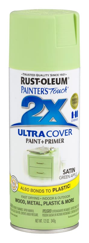 картинка Краска Painter’s Touch Ultra Cover 2X универсальная полуматовая, зеленое яблоко, 340 гр от магазина АСЯ