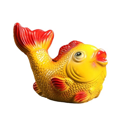 картинка Копилка "Рыбка" жёлто-красная, 21х10х14см, 3991292 от магазина АСЯ
