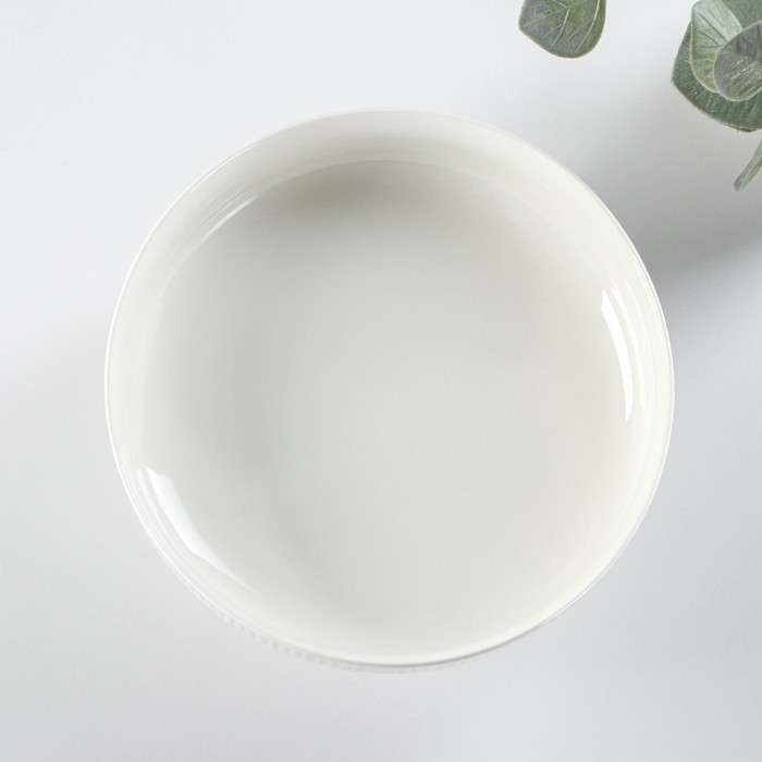 картинка Блюдо керамическое для фруктов, d=20,5 см, белый, 9683889 от магазина АСЯ