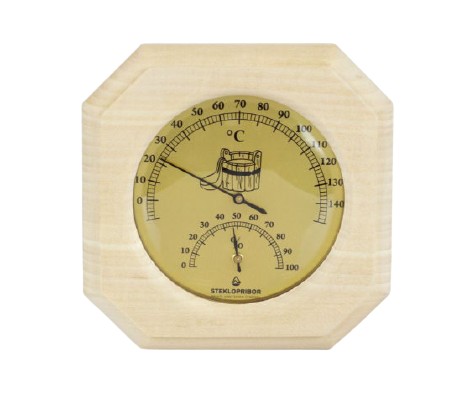 картинка Термогигрометр для сауны и бани ТГС-1, деревянный от магазина АСЯ