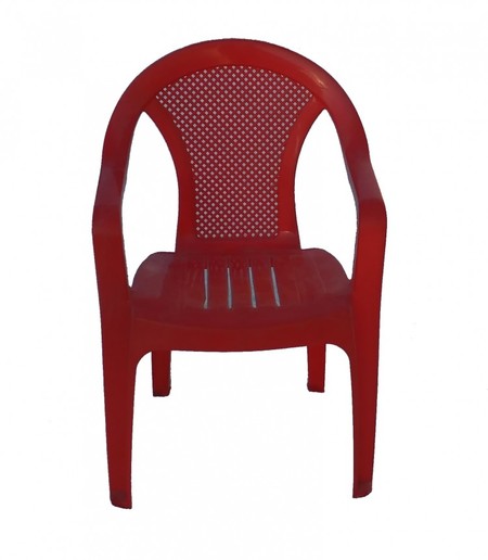 картинка Кресло красное Румба пластиковое от магазина АСЯ