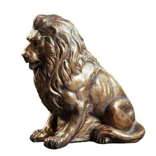 картинка Копилка "Лев сидя" малый, бронза 26х14х25см, 1659346 от магазина АСЯ
