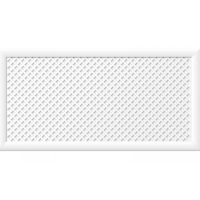 картинка Панель для радиатора Готико белый 120х60 МДФ декоративная, V546926 от магазина АСЯ