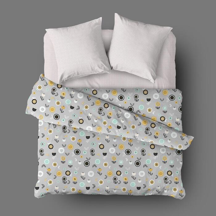 картинка Комплект постельного белья Унисон поплин 2-спальное (70х70) Astrid от магазина АСЯ