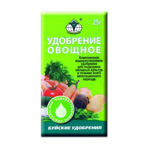 картинка Удобрение Овощное для теплиц и открытого грунта 25г от магазина АСЯ