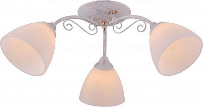 картинка Светильник AU11055/3  WH+GOLD PN, белый+ золото, Е27 3х60W от магазина АСЯ