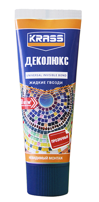 картинка Клей жидкие гвозди KRASS Деколюкс прозрачный, 250 мл  от магазина АСЯ
