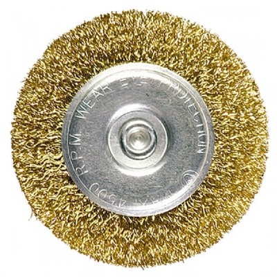 картинка Щетка дисковая для дрели, D60 мм, плоская со шпилькой,  MATRIX 74446  от магазина АСЯ