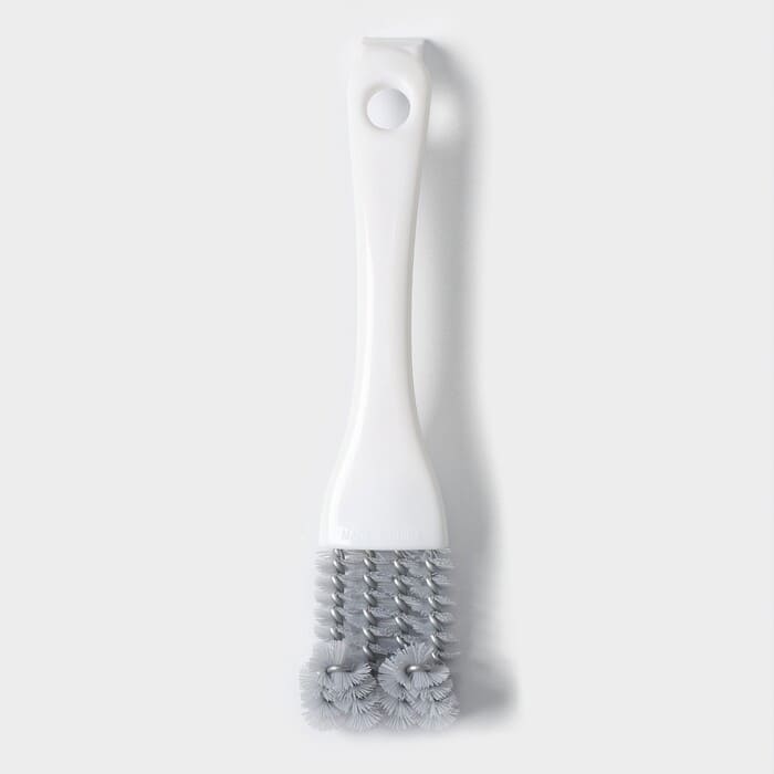 картинка Щётка для чистки посуды и решёток-гриль Raccoon, 17×4 см, цвет белый, 9214536 от магазина АСЯ