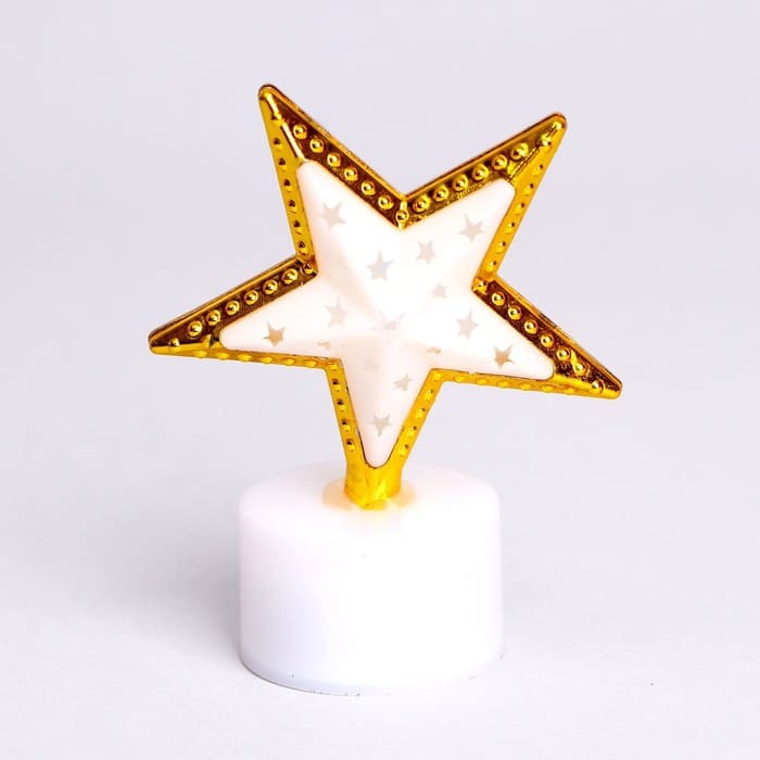 картинка Свеча светодиодная «Звезда», цвета МИКС, 7664074 от магазина АСЯ
