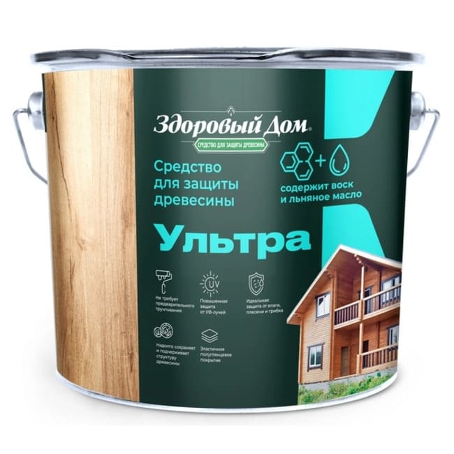 картинка Пропитка Здоровый Дом 2,7 л Ультра Бесцветный от магазина АСЯ