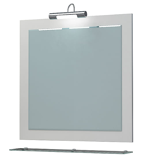 картинка Зеркало Кватро 70с, белый от магазина АСЯ