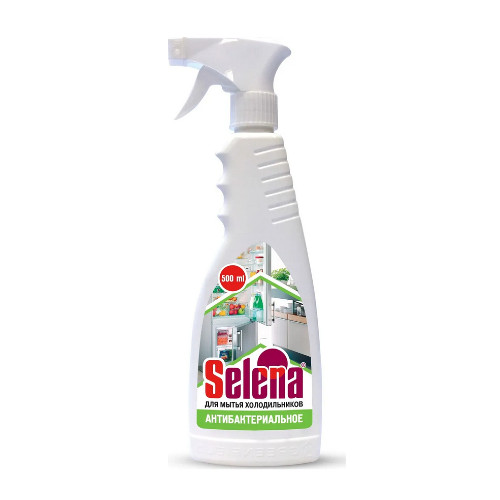 картинка Средство для мытья холодильников Selena, с распылителем, антибактериальное, 500 мл от магазина АСЯ