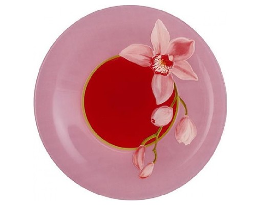 картинка Тарелка суповая Red Orchis Красные орхидеи 21,5 см от магазина АСЯ