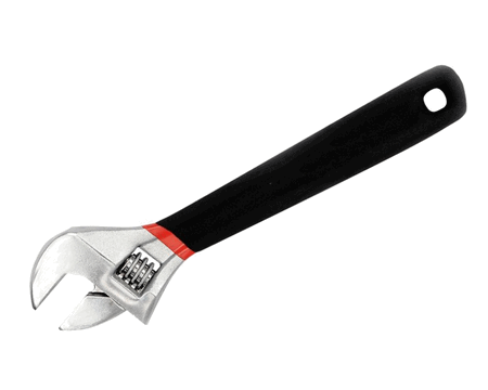 картинка Ключ разводной 250мм хром, обрезиненная ручка T4P 3103013 от магазина АСЯ