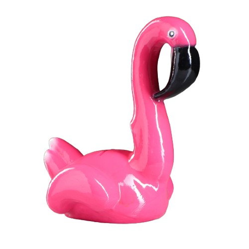картинка Копилка "Фламинго", розовая, керамика, 20.5 см, 4587484 от магазина АСЯ