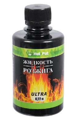 картинка Жидкость для розжига Hot Pot 0.22 л, углеводородная ULTRA 61383 от магазина АСЯ