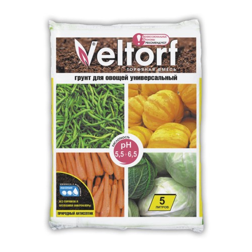 картинка Грунт для овощей универсальный Veltorf 5 л от магазина АСЯ