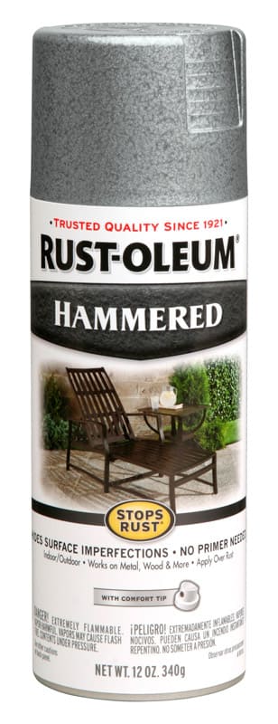 картинка Эмаль Stops Rust Hammered антикоррозийная с молотковым эффектом серебро, 0,340 гр от магазина АСЯ