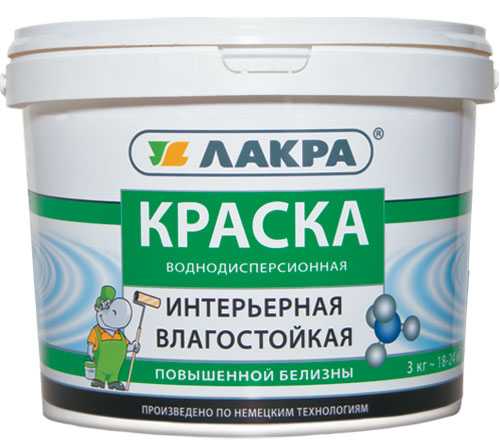 картинка Краска Лакра интерьерная влагостойкая повышенной белизны 6,5кг от магазина АСЯ