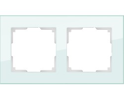 картинка Рамка Werkel на 2 поста натуральное стекло WL01-Frame-02 от магазина АСЯ