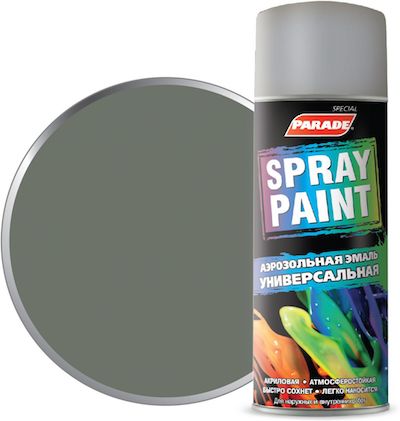 картинка Эмаль PARADE Spray Paint, сигнальный серый, 520 мл от магазина АСЯ