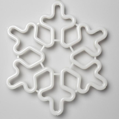 картинка Светодиодная фигура «Снежинка» 30 см, пластик, 220 В, свечение мульти, 5060086 от магазина АСЯ