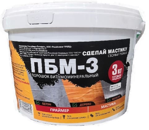 картинка Порошок битумноминеральный 3,25л ПБМ-3 от магазина АСЯ