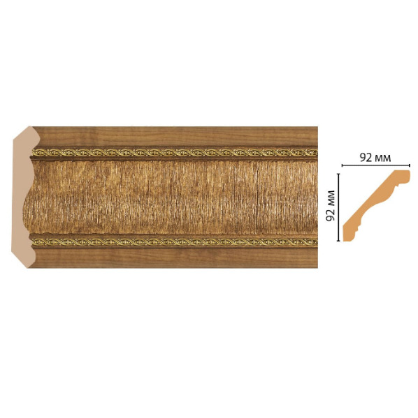 картинка Плинтус потолочный DECOMASTER 171-4 (92*92*2400мм) от магазина АСЯ