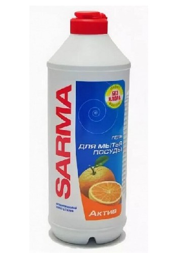 картинка Гель для мытья посуды «Сарма» с антибактериальным эффектом 500 мл от магазина АСЯ