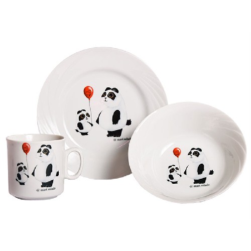 картинка Набор посуды 3 предмета "Панда" от магазина АСЯ