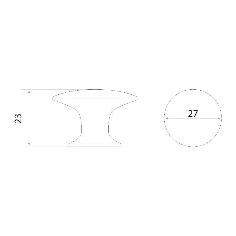 картинка Ручка-кнопка мебельная Trodos 14.32 "ZY-84" сплав ЦАМ, в ассортименте от магазина АСЯ