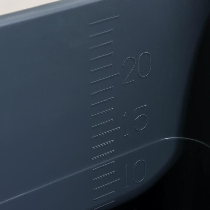 картинка Ведро пластиковое для мытья окон на колесах, 24 литра, 56×29×34 см от магазина АСЯ