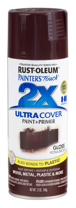 картинка Краска Painter’s Touch Ultra Cover 2X универсальная глянцевая, кофейный, 340 гр от магазина АСЯ