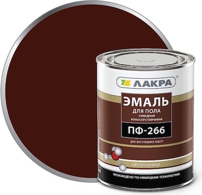 картинка Эмаль Лакра ПФ-266 1 кг красно-коричневая от магазина АСЯ