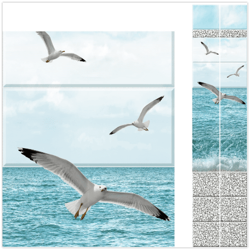 картинка Панно ПВХ 03540 Море чайки от магазина АСЯ