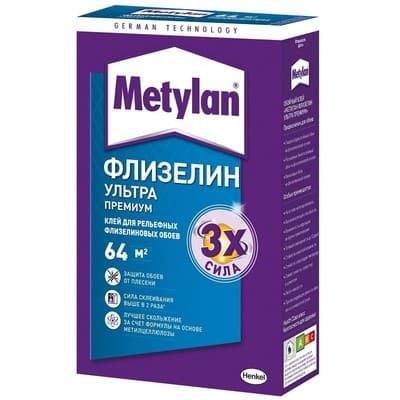 картинка Клей обойный Metylan Флизелин Ультра Премиум 500 г от магазина АСЯ