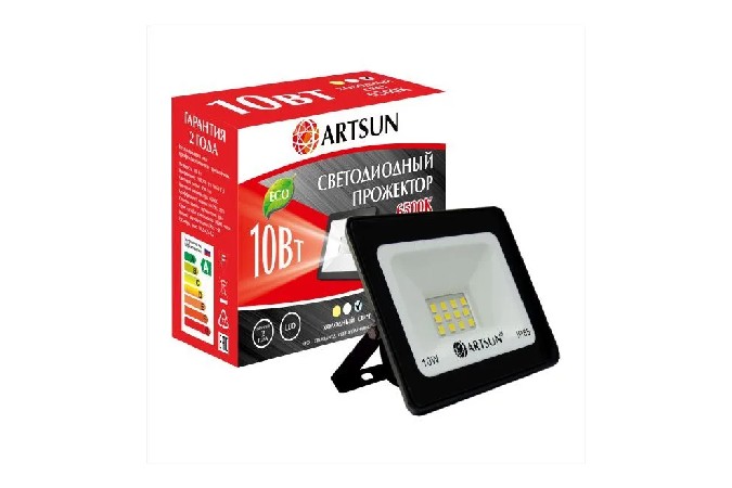 картинка Светодиодный прожектор  LED FL SMD 10W, 6500K, IP65 от магазина АСЯ