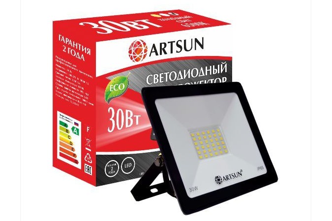 картинка Светодиодный прожектор  LED FL SMD 30W, 6500K, IP65 от магазина АСЯ