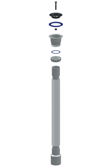 картинка Сифон гофрированный  1200 мм 1 1/2"  GS2145 от магазина АСЯ