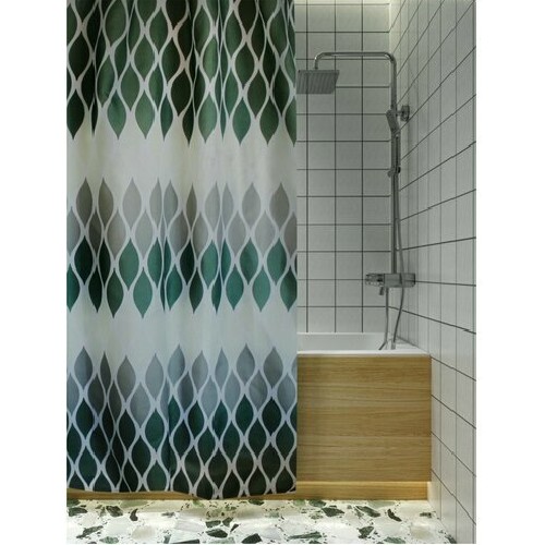 картинка Штора для ванной комнаты Аквалиния Иллюзия 1,8х2,0 SC3223B от магазина АСЯ