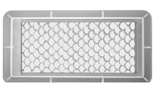 картинка Пластиковая форма для производства тротуарной плитки "Брусчатка чешуя" от магазина АСЯ