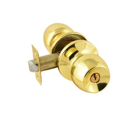 картинка Ручка защелка Нора-М ЗР1-01 с ключом и фиксатором, золото (комплект - 2шт) от магазина АСЯ