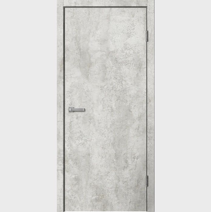картинка Дверь межкомнатная FD гладкое ПГ цемент светлый 800х2000 глухое, черная кромка от магазина АСЯ