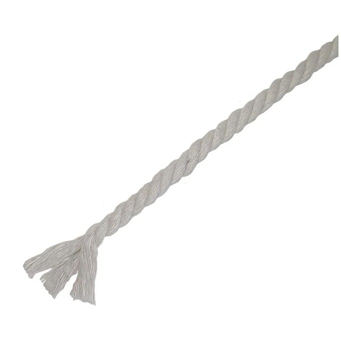 картинка Веревка хлопчатобумажная Сибшнур 8 мм 20 м от магазина АСЯ