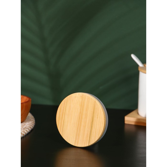 картинка Крышка для чайника BellaTenero «ЭКО», d=8,1 см (7 см), бамбук 9332215 от магазина АСЯ