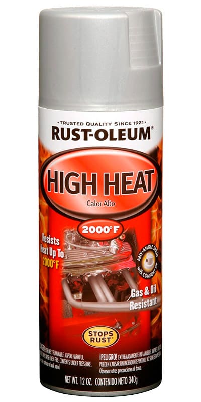 картинка Краска спрей High Heat Spray термостойкая до 1093°С, алюминий матовый, 340 гр от магазина АСЯ