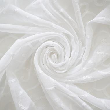 картинка Штора Witerra тюль вензель с вышивкой 500х275 см 1шт, цвет белый от магазина АСЯ